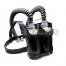 (RB810)Top quality latex rubber Full head conquer gas mask fetish hood accessory breathing control equipment fetish wear